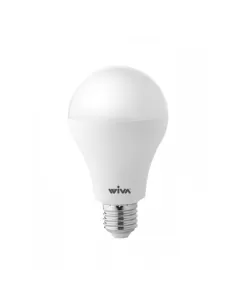 Ampoule LED basique Qtech Qtech 90020037, verre opale, culot E27, 20 W, blanc 4K, 240 V